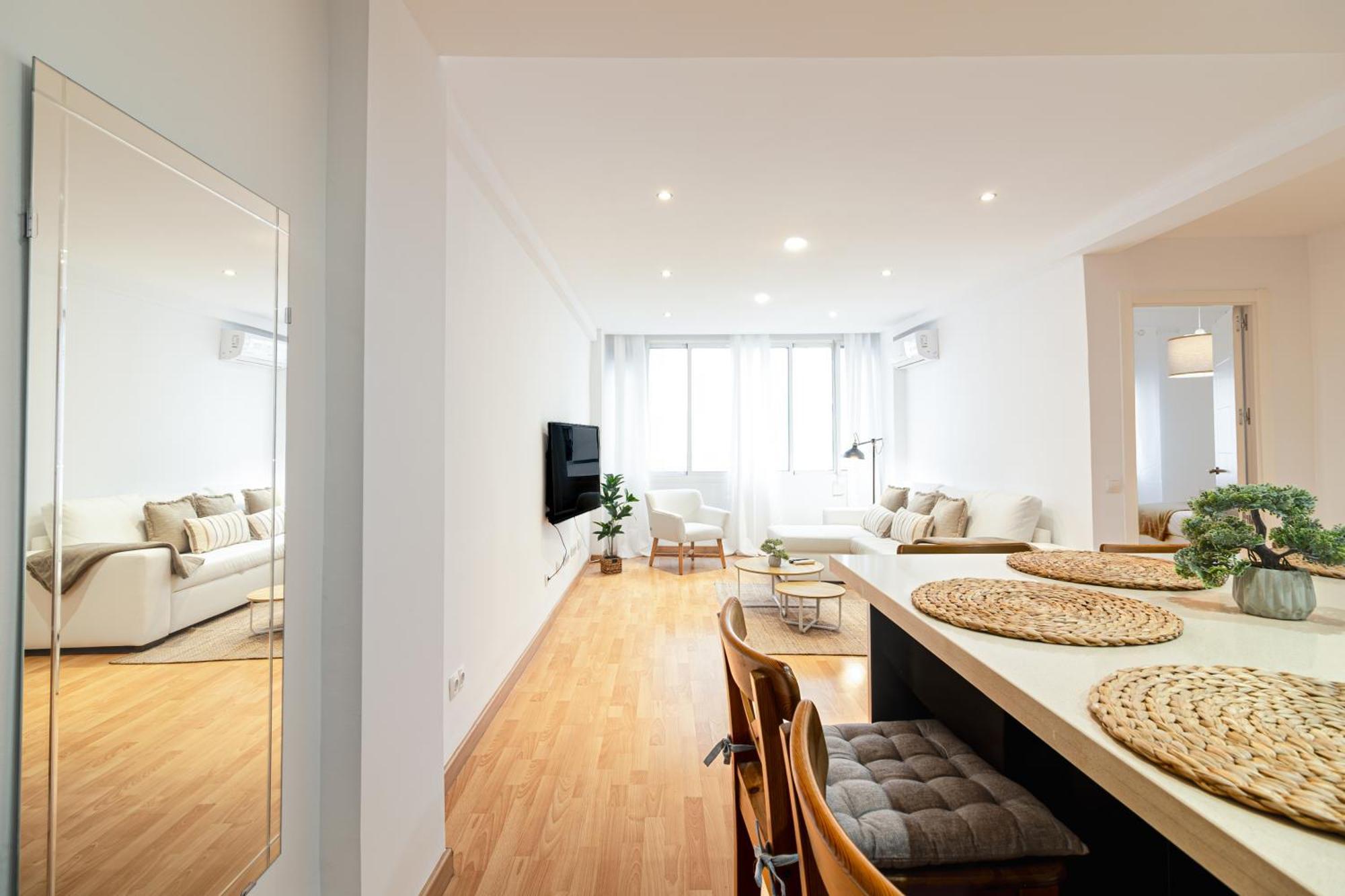 Malaga Center Flat Soho Modern 2Br Apartman Kültér fotó